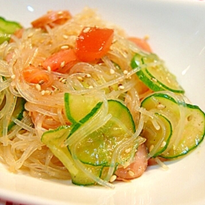 超ヘルシー!!春雨と野菜の中華サラダ